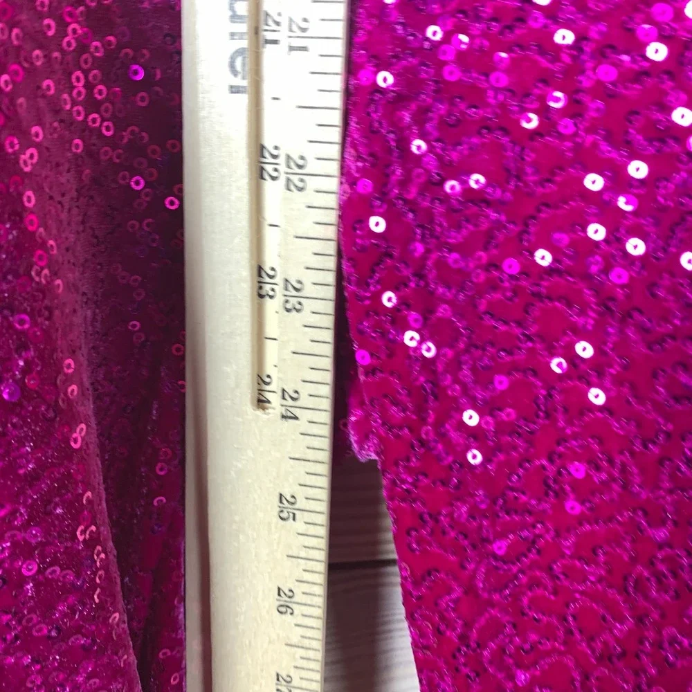Weissman Sequin Velvet Jumpsuit‎ Dance Girls CM Pink Set of 2